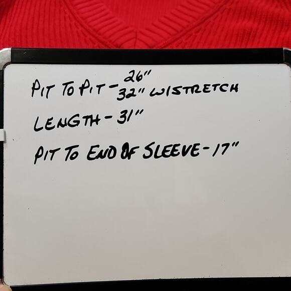 Express Womens Red Sweater Size XL Racing Stripes Preppy Coastal Rugby Varsity - Picture 8 of 8